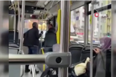 Belediye otobüsünde korku dolu anlar