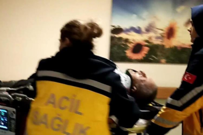 Otomobilin çarptığı yaşlı adam ağır yaralandı