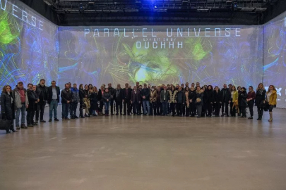 Dijital Sanat Sergisi, Bursalı gazetecileri Downtown‘da buluşturdu