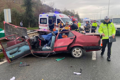 Trabzon’da trafik kazası 2 ölü, 2 yaralı