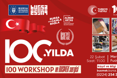 100 workshop ve BUSMEK sergisi