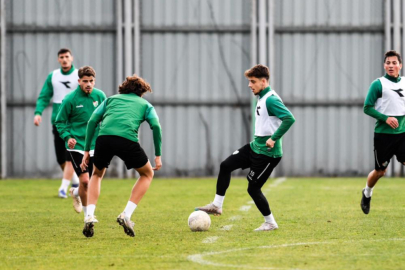 Bursaspor, Ankara Demirspor maçı hazırlıklarını sürdürdü