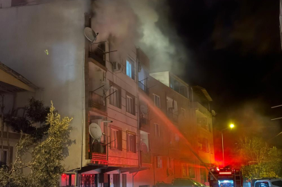 Mudanya'da korkutan yangın