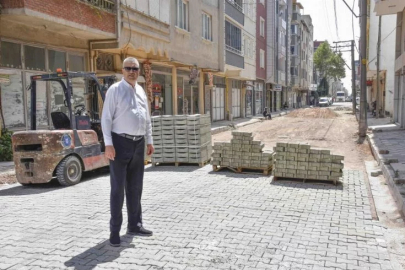 Karacabey Belediyesi çalışıyor, kent daha da güzelleşiyor