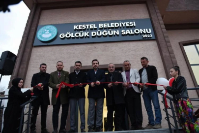 Kestel Belediyesi’nden Gölcük ve Ümitalan’a düğün salonu