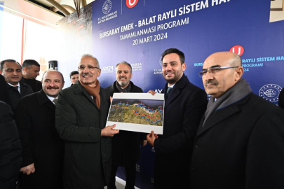 Bursa’da raylı sistem hattı genişliyor