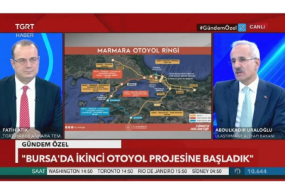 Ulaştırma ve Altyapı Bakanı Abdülkadir Uraloğlu’ndan Bursa’ya yeni otoyol müjdesi