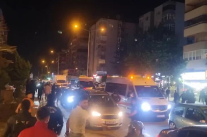 Bursasporlular Galatasaray taraftarlarının üzerine yürüyerek slogan attı