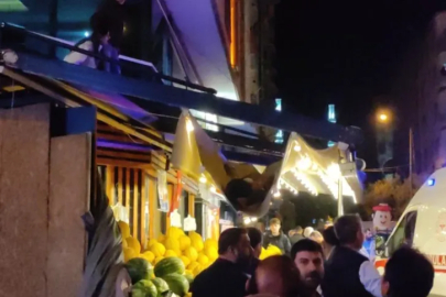 Bursa'da 6. kattan manav brandasına düştü