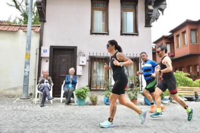 Mudanya Triatlonu'na rekor katılım