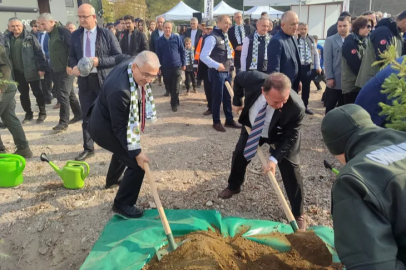 Bursa’da fidanlar toprakla buluştu