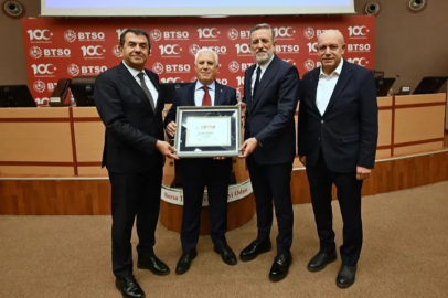 Başkan Mustafa Bozbey BTSO’nun konuğu oldu