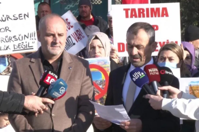 Bursa'da köylülerden çöplük eylemi