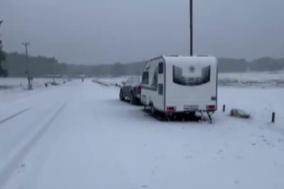 Kocayayla beyaza büründü