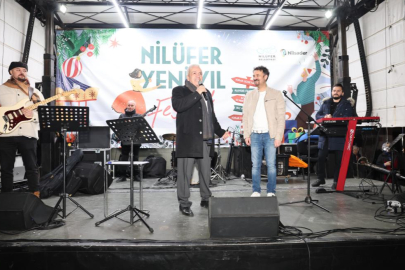 Nilüfer’de Yeni Yıl Festivali’nde eğlence ve alışveriş bir arada