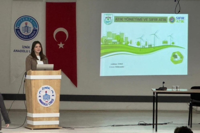 İznik Belediyesi'nden gençlere çevre bilinci semineri başladı
