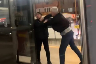 Bursa'da metro istasyonu boks ringine döndü