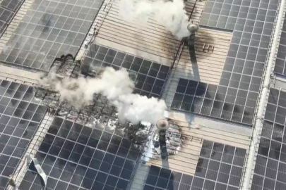 Bursa'da tekstil fabrikasında yangın