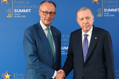 Cumhurbaşkanı Erdoğan, Almanya Başbakanı Merz ile görüştü