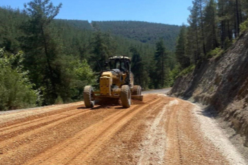 Büyükşehir’den dağ ilçelerine yol atağı: Ulaşım rahatlıyor