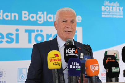 Bursa’ya can suyu olacak vana açıldı!