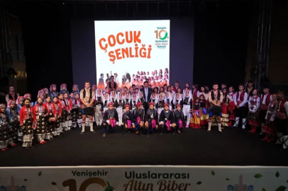 Yenişehir’de Çocuklar Festival Sahnesinde