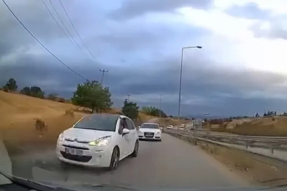 Bursa’da düğün konvoyu trafiği tehlikeye attı: Sürücüden tepki