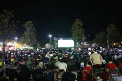 Milli heyecan ve Bursaspor maçı dev ekrana yansıdı