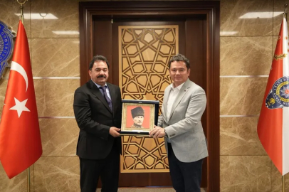 Başkan Aydın’dan yeni İl Emniyet Müdürü Gökçe’ye hayırlı olsun ziyareti