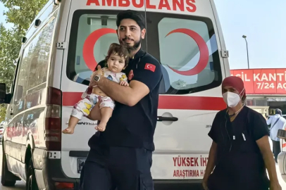 İnegöl’de minik bebek zehirlenme tehlikesi atlattı