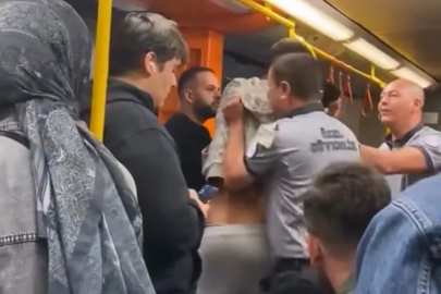 Bursa metrosunda gerginlik: Kavga seferi durdurdu