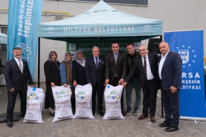 Nilüfer’de 300 çiftçiye İtalyan çimi tohumu desteği