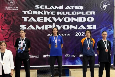 Osmangazili taekwondocudan bronz madalya