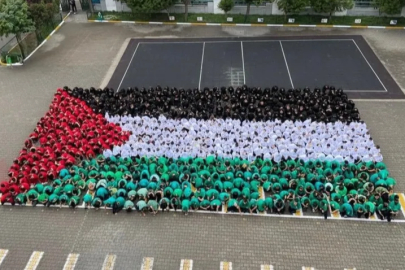 Bursa’da öğrencilerden Filistin’e anlamlı destek