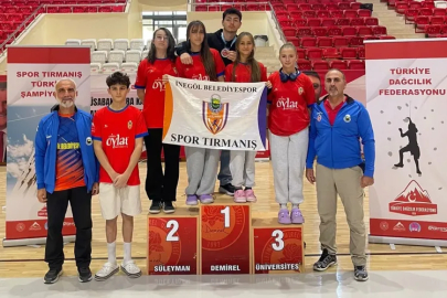 İnegöl Belediyespor’un tırmanışçılarından büyük başarı