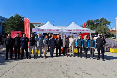 Bursa’da afet farkındalığı için gerçeği aratmayan tatbikat