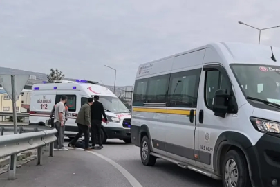 İnegöl’de minibüs dehşeti: Yol kenarında yürüyen adama çarptı