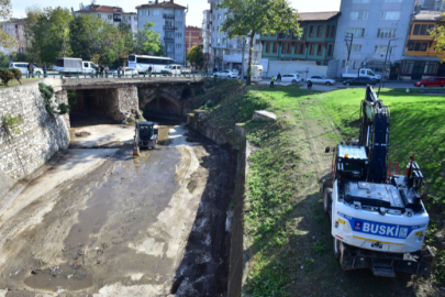 Büyükşehir’den Gökdere’de kış öncesi temizlik ve taşkın önlemi
