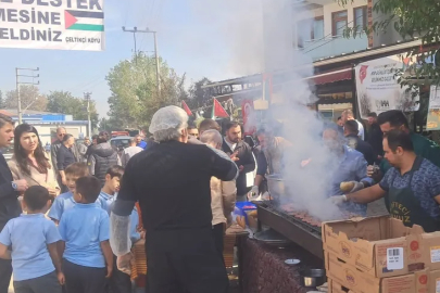 Bursa'nın Çeltik Mahallesinden Gazze’ye destek