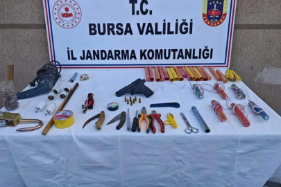 Kestel’de kaçak kazı: 9 kişi patlayıcılarla suçüstü yakalandı