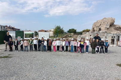 Minik kaşifler iş başında: İznik’te tarihe yolculuk