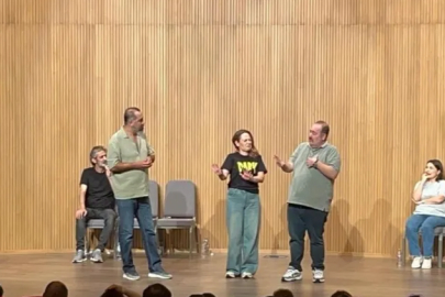 Uludağ'da doğaçlama tiyatro rüzgârı