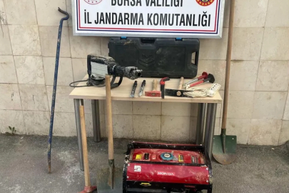 Gemlik’te kaçak kazıya suçüstü: 1 kişi tutuklandı