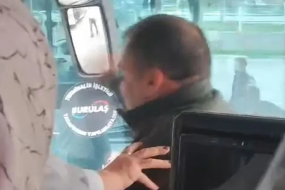 Gemlik’te toplu taşımadagerginlik: Yolcu yakını şoföre saldırdı
