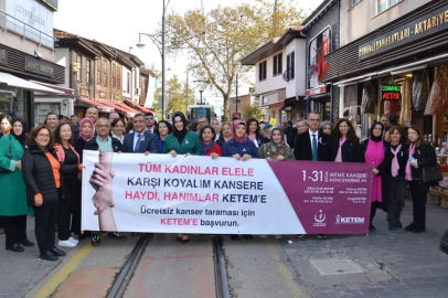 Bursa surlarında ‘Meme kanseri' farkındalığı