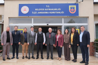 Özdemir’den Nilüfer İlçe Jandarma Komutanı Önderışık’a ziyaret