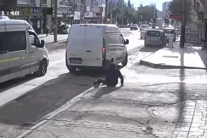 Nilüfer’de park kazası: Yaya şans eseri yaralanmadı