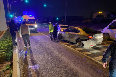 İnegöl'de zincirleme kaza : 1'i çocuk 5 yaralı