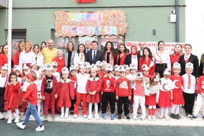 Osmangazi Belediyesi'nin kreşlerinde Cumhuriyet coşkusu