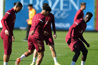 Galatasaray, Trabzonspor maçının hazırlıklarını sürdürdü